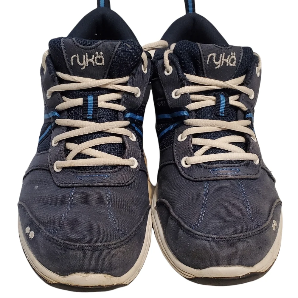 RYKA Women’s Navy & Dark Blue Athletic Tennis Sneakers Tempo SZ 7.5 M